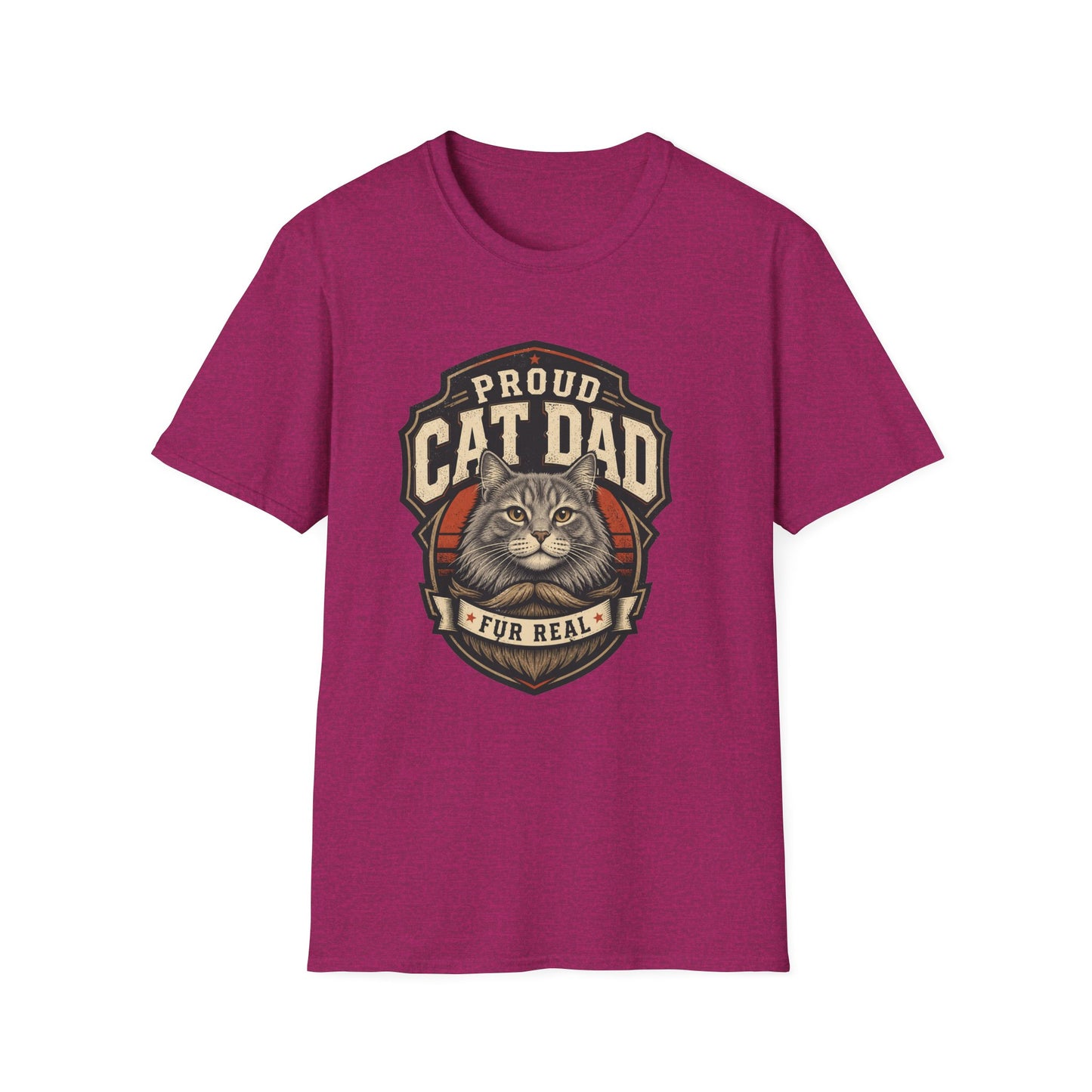 Cat Dad T-Shirt — Proud Cat Dad Fur Real