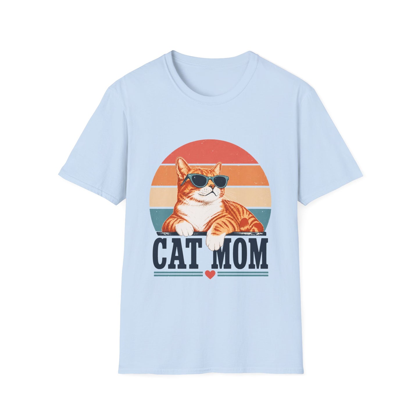 Cat Mom T-Shirt - Orange