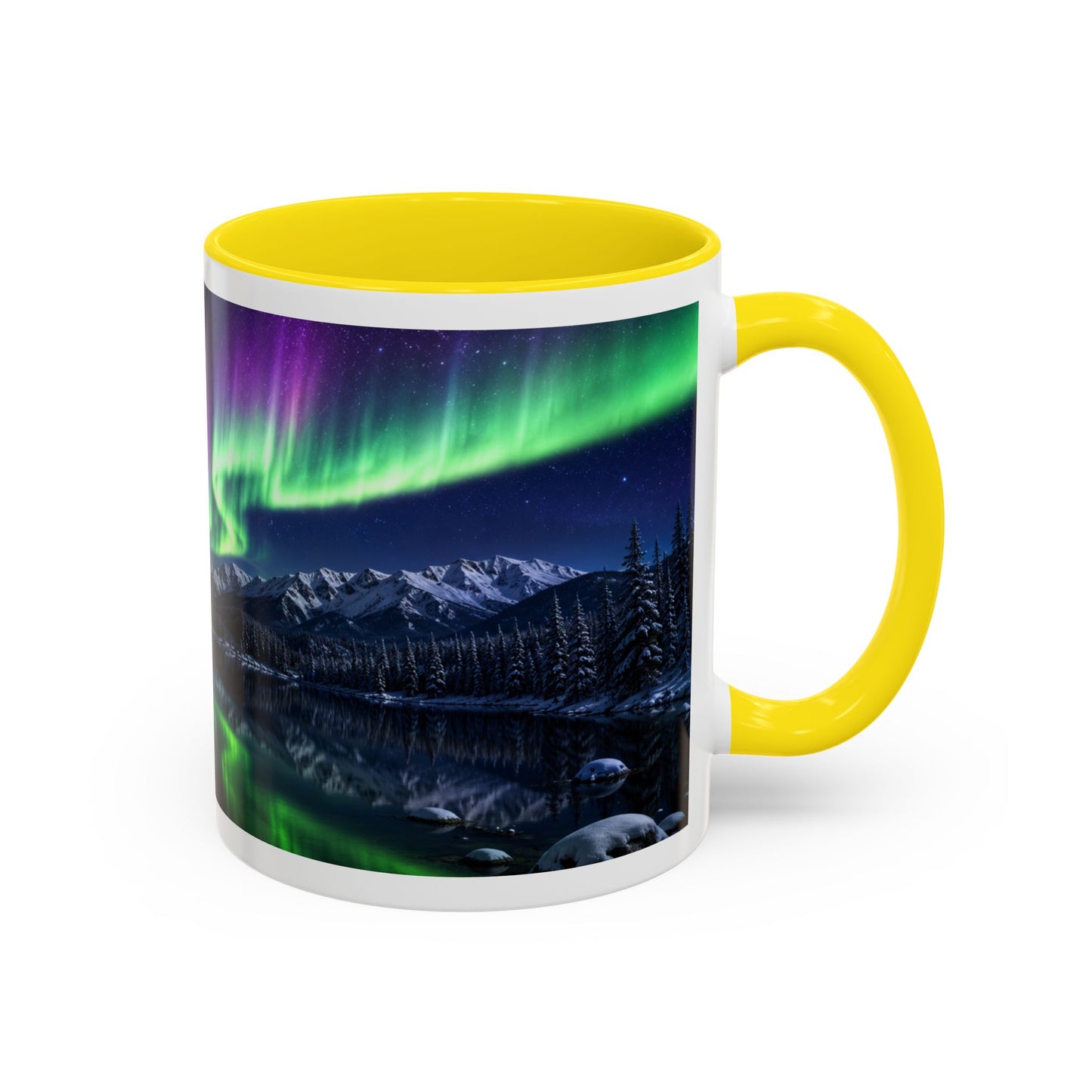 American Bulldog Aurora Night Coffee Mug