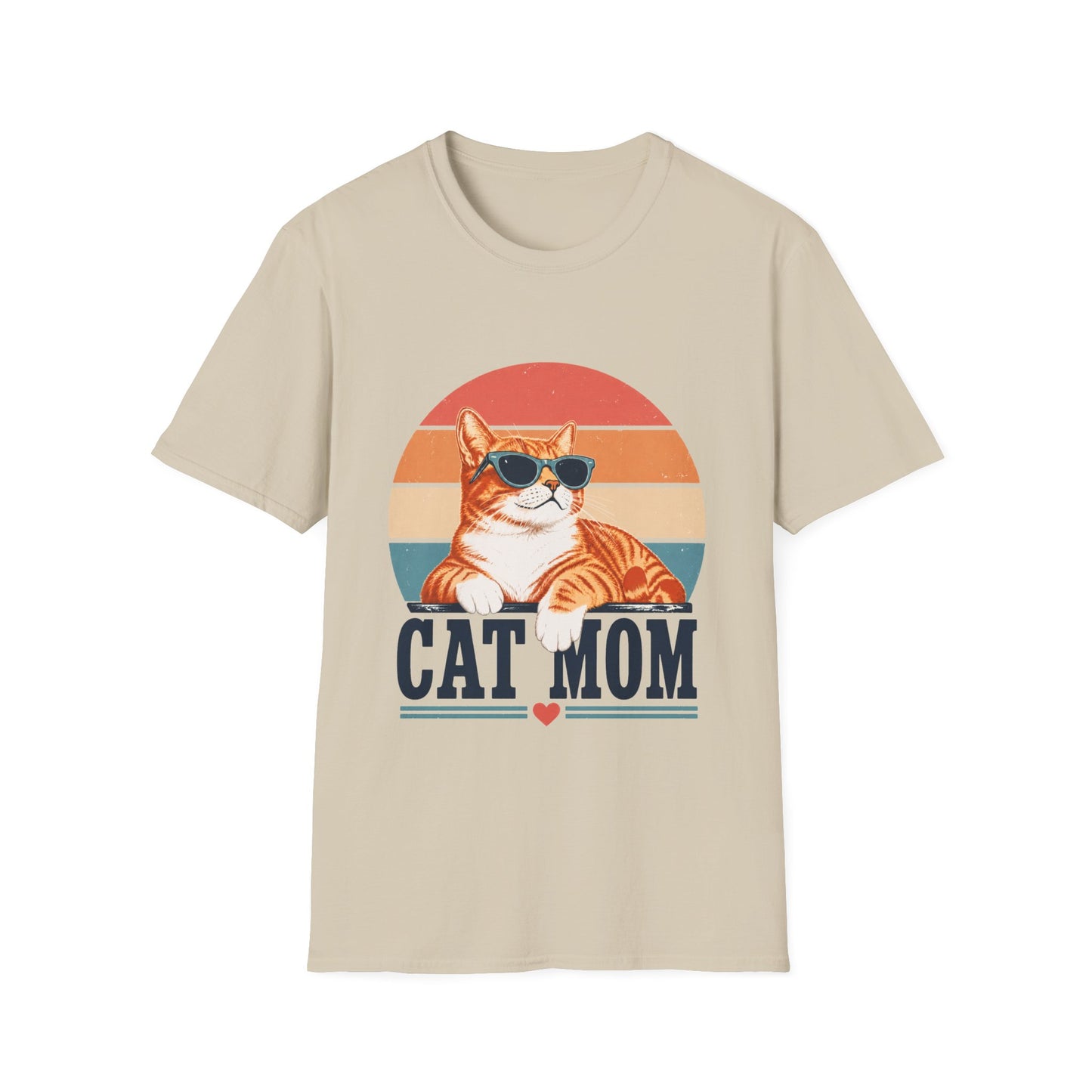 Cat Mom T-Shirt - Orange