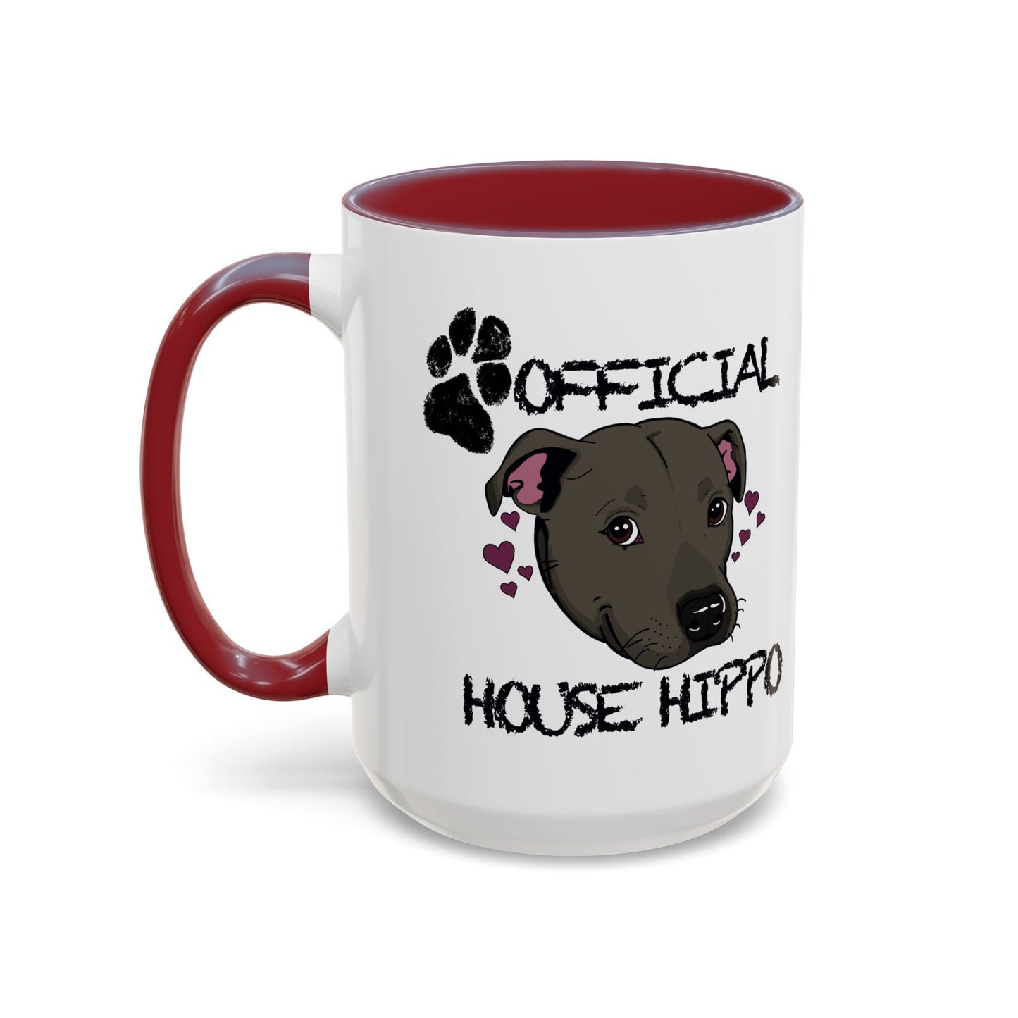 House Hippo Pawprint Mug (11 and 15oz)