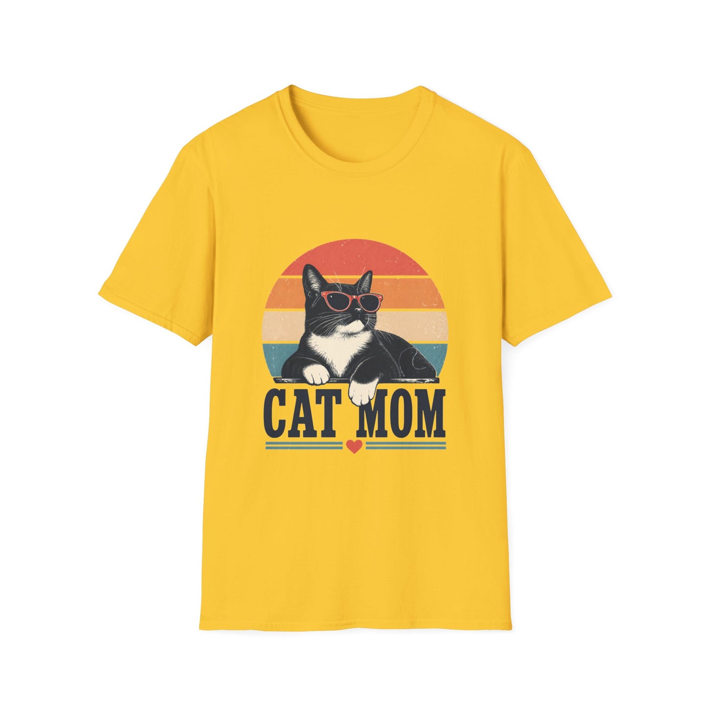 Cat Mom T-Shirt Tuxedo Cat