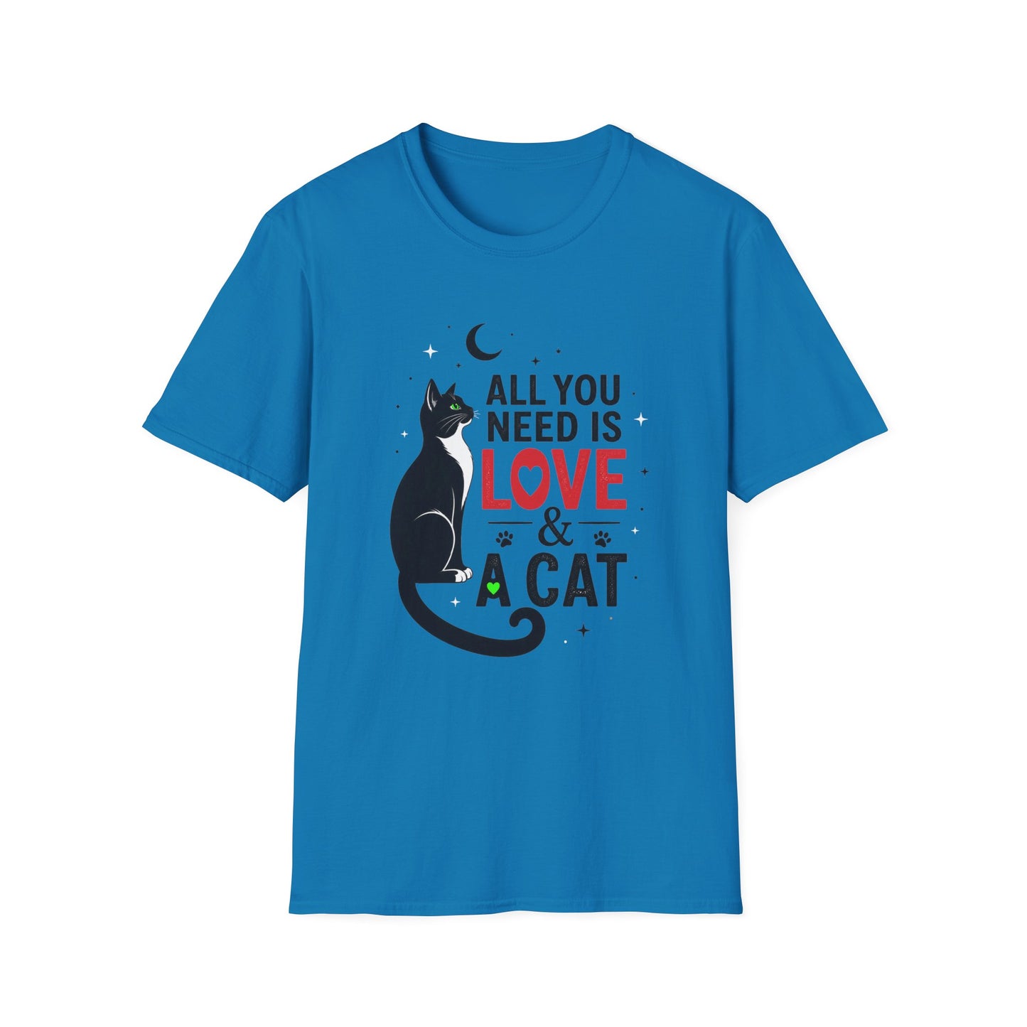 All You Need Is Love & A Cat T-Shirt