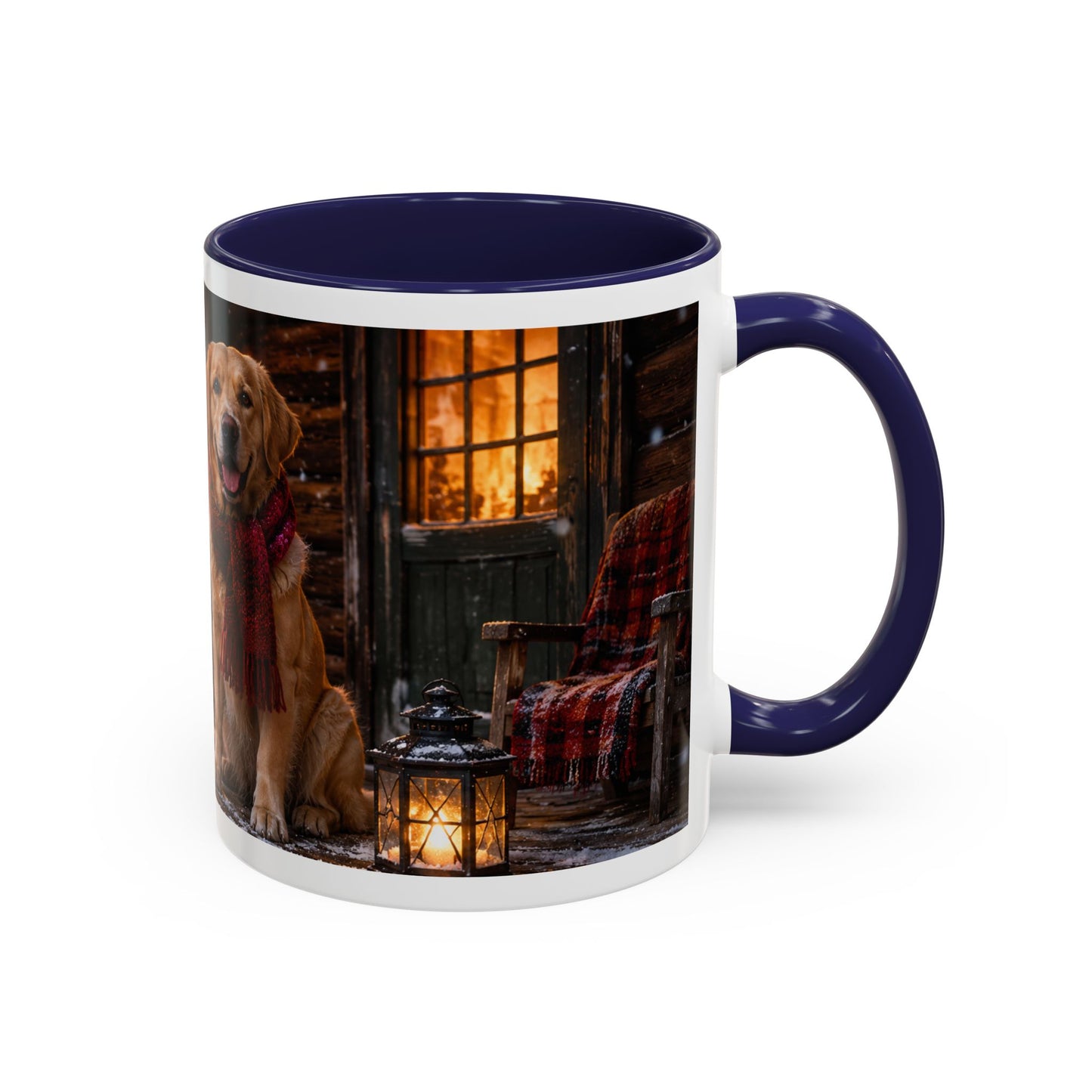 Golden Retriever Winter Holiday Coffee Mug (11oz)