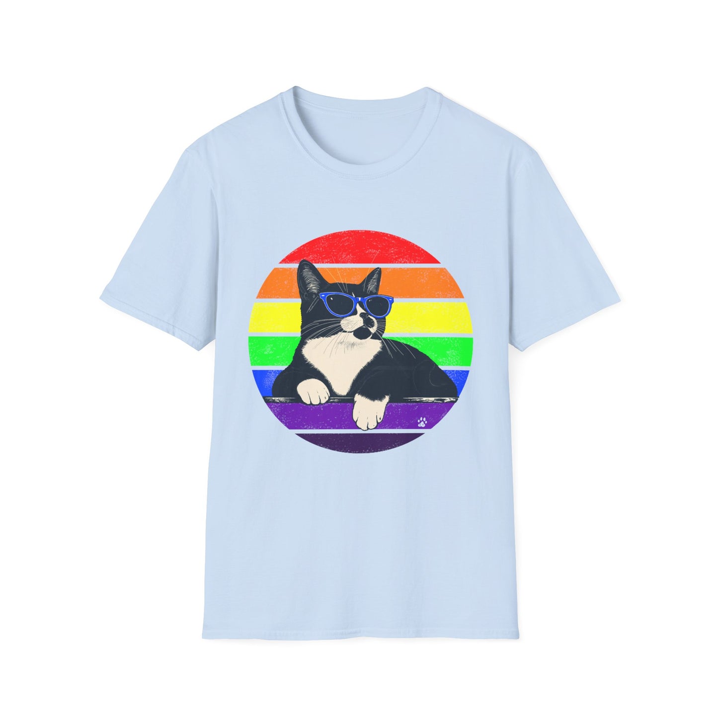 Rainbow Retro Graphic Charlie T-Shirt