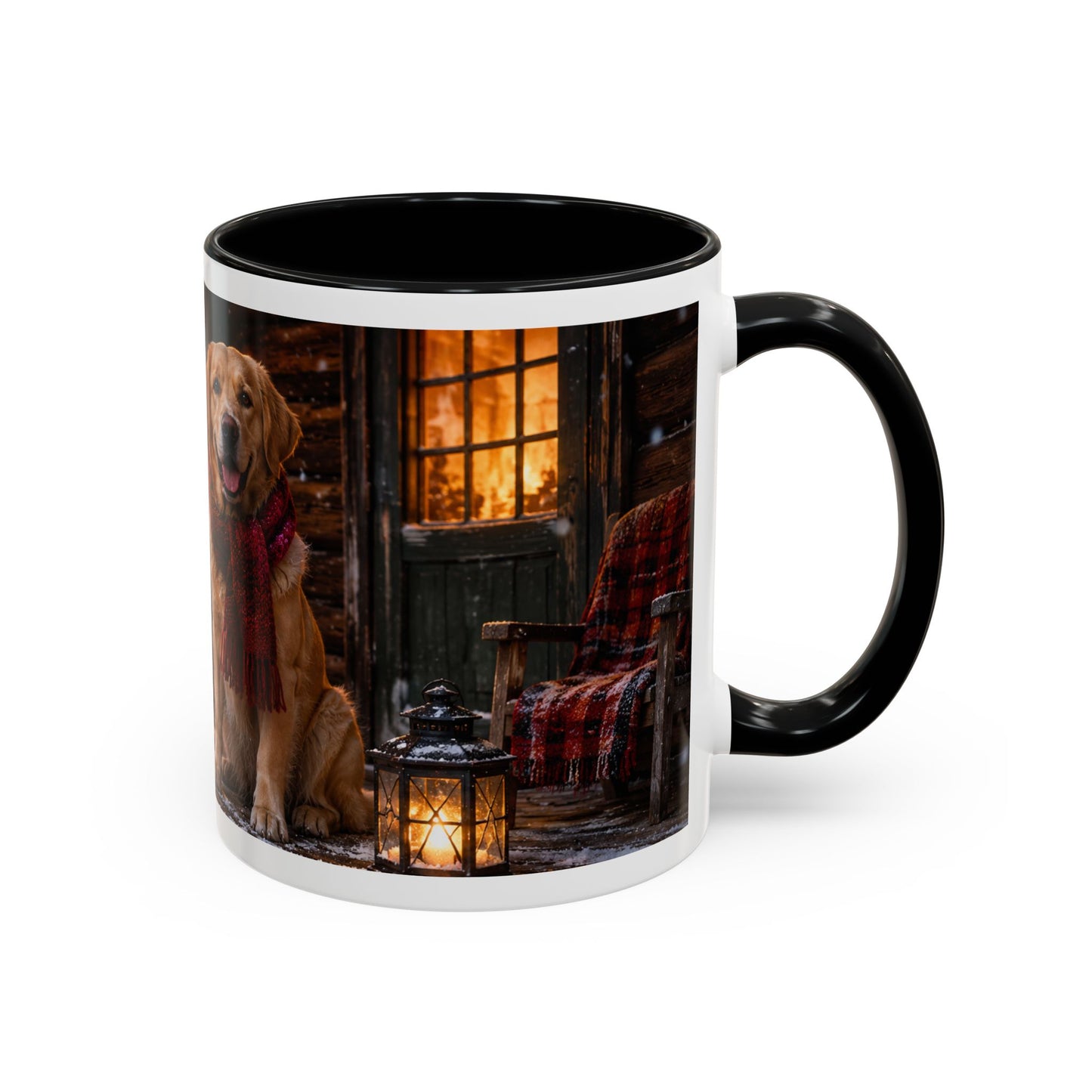 Golden Retriever Winter Holiday Coffee Mug (11oz)