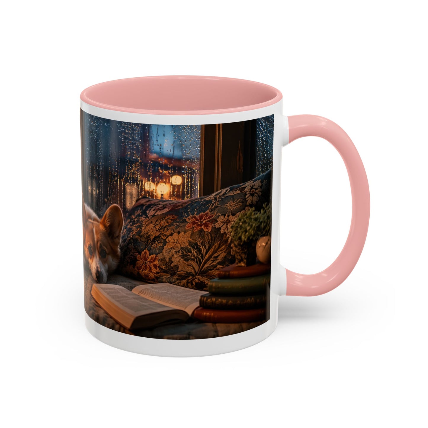 Corgi Warm Reading Nook Coffee Mug (11oz)