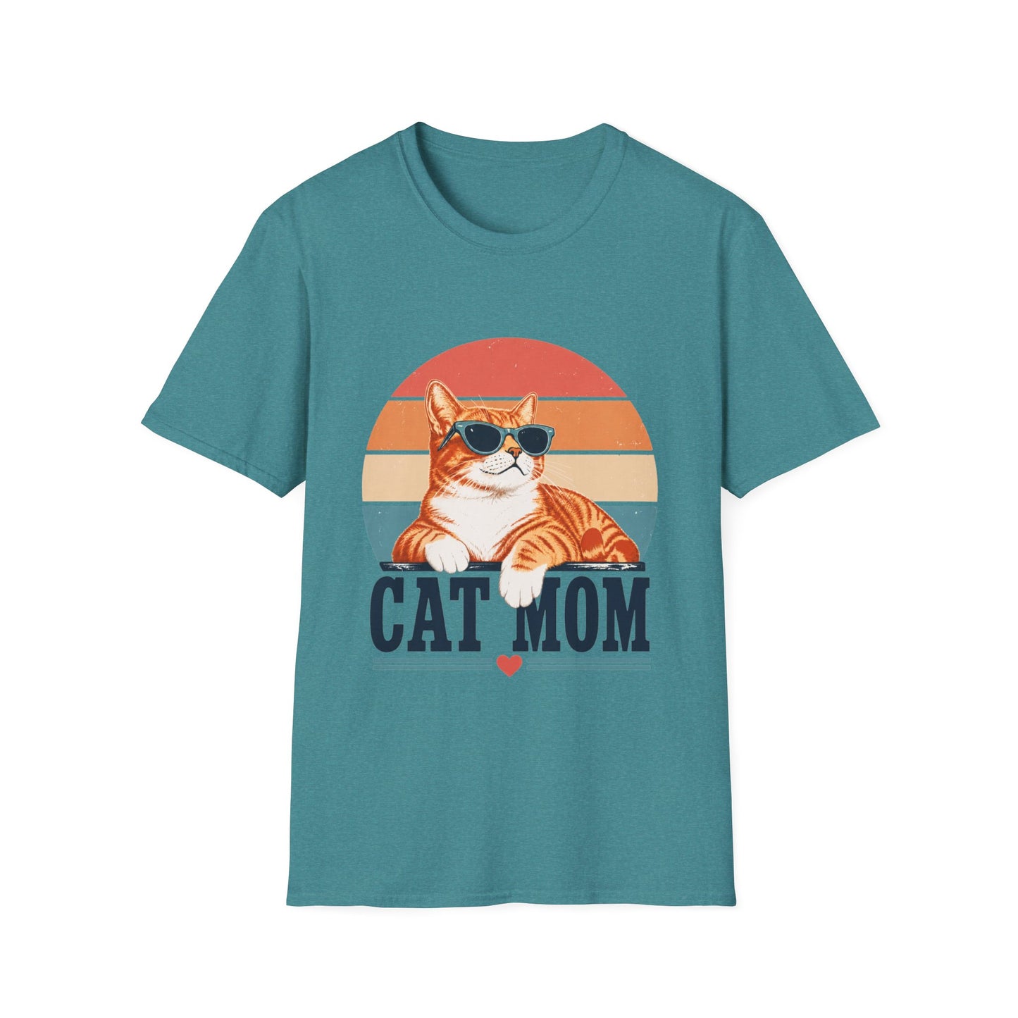 Cat Mom T-Shirt - Orange