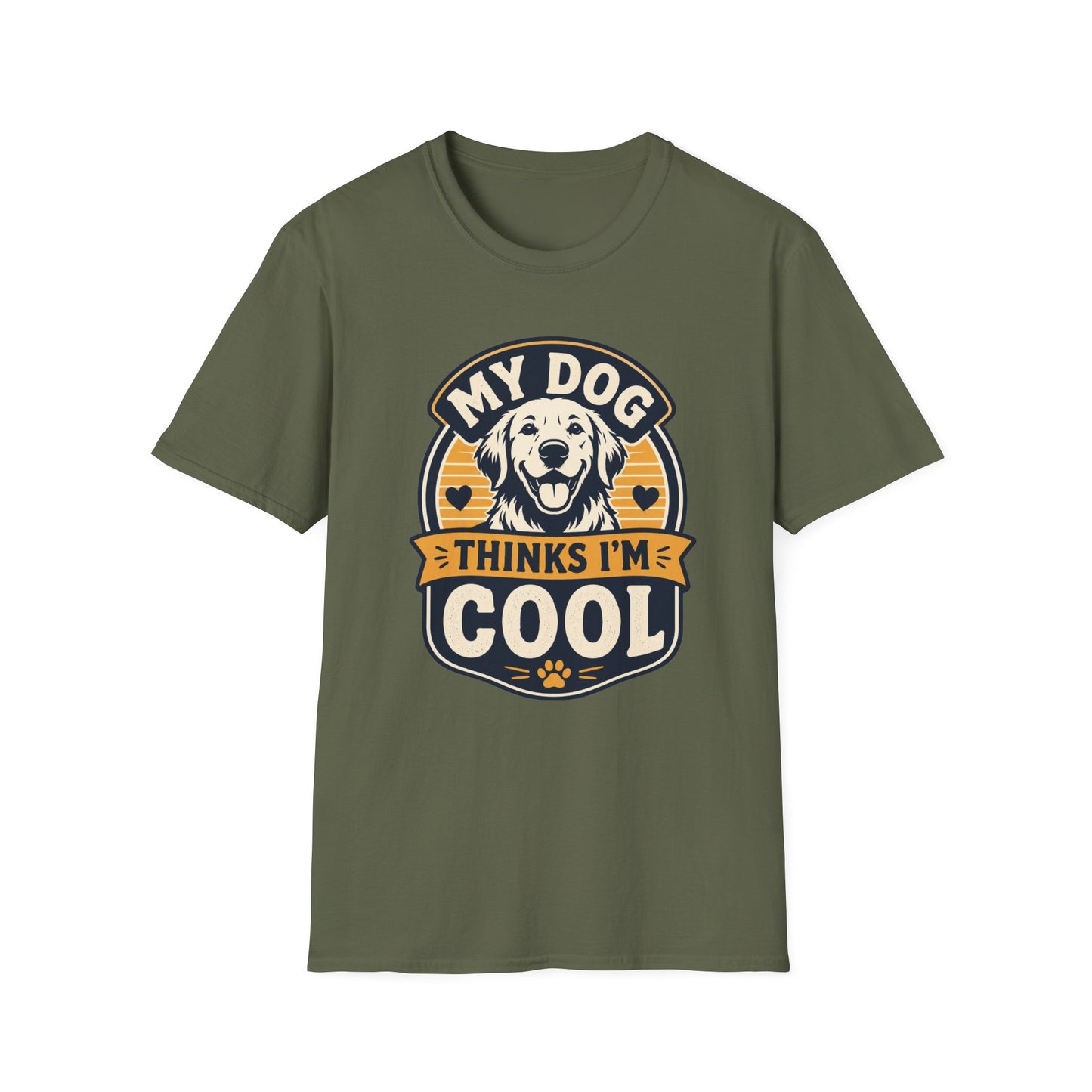 Dog T-Shirt — My Dog Thinks I'm Cool