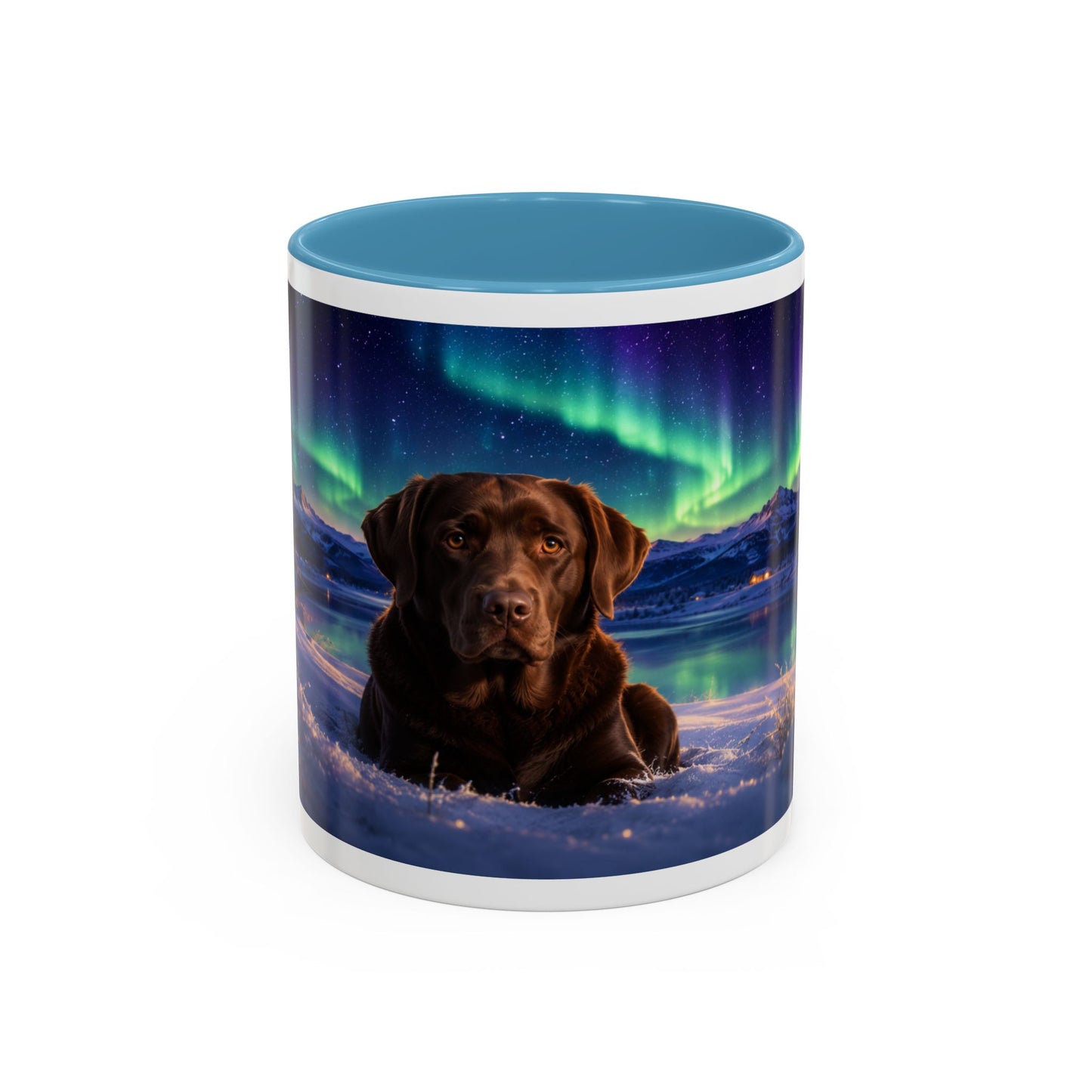 Chocolate Lab Aurora Coffee Mug (11oz)