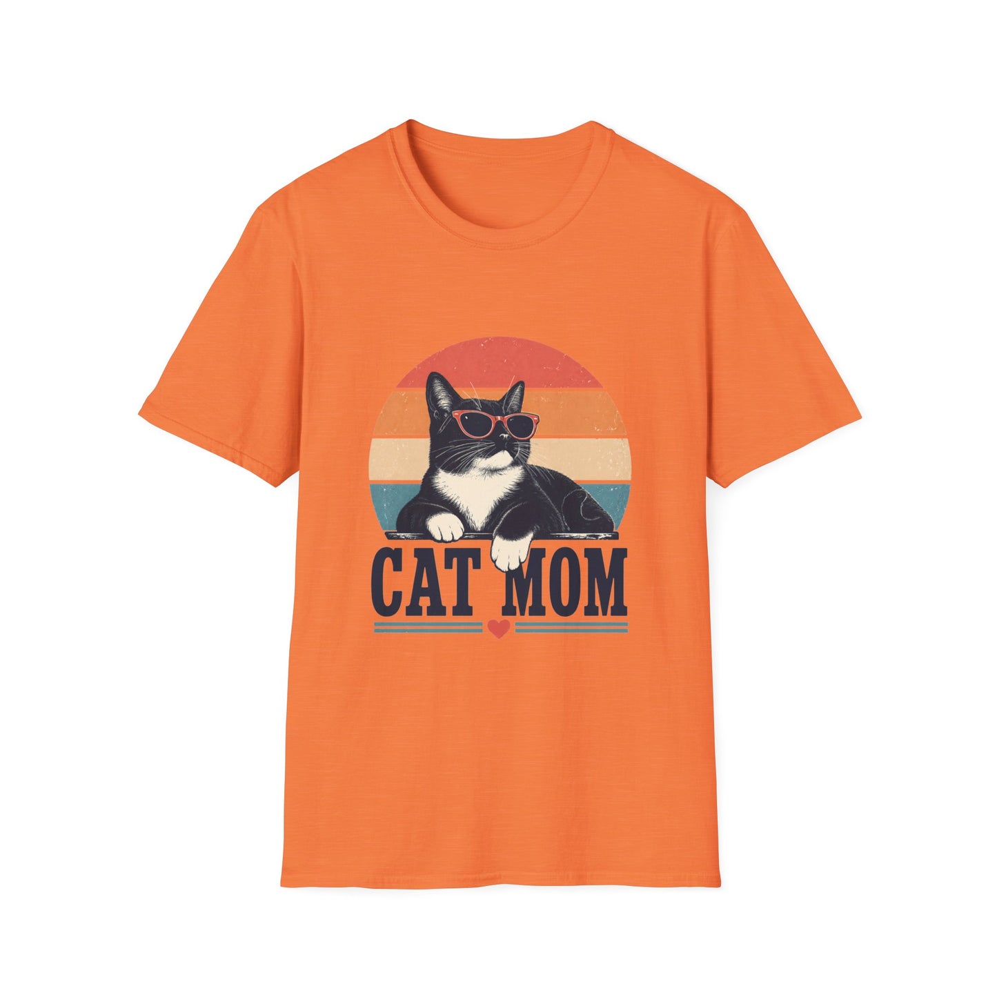 Cat Mom T-Shirt Tuxedo Cat
