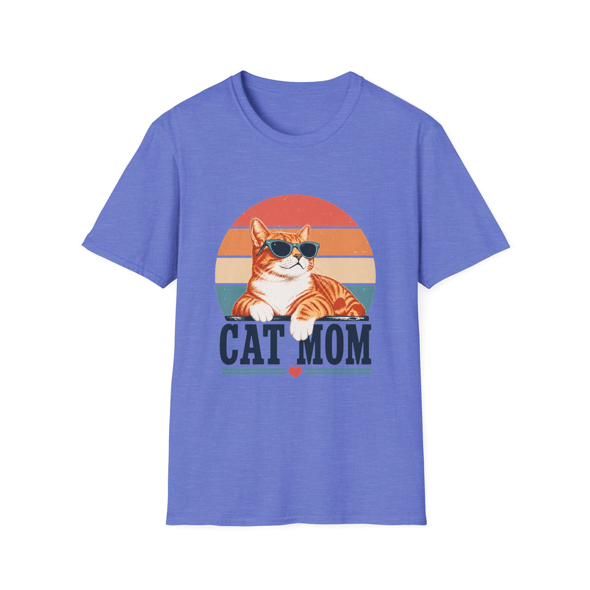 Cat Mom T-Shirt - Orange