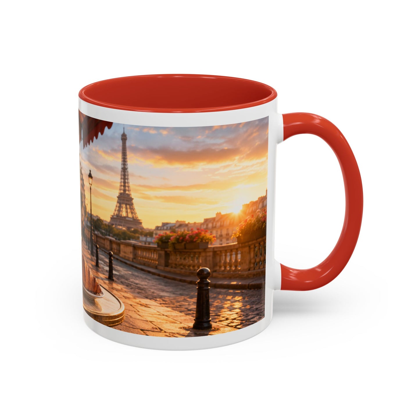French Bulldog Paris Café Coffee Mug (11oz)