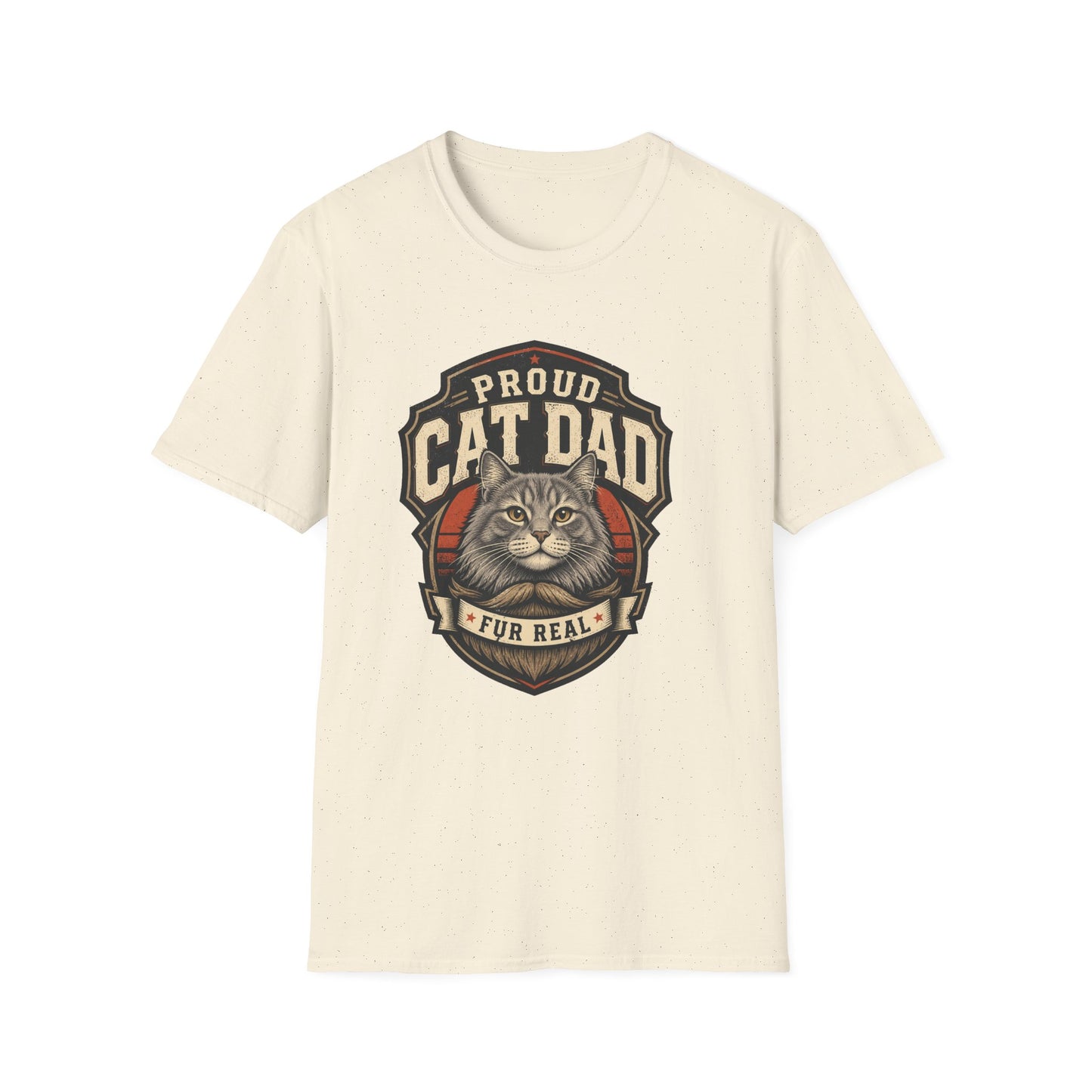Cat Dad T-Shirt — Proud Cat Dad Fur Real
