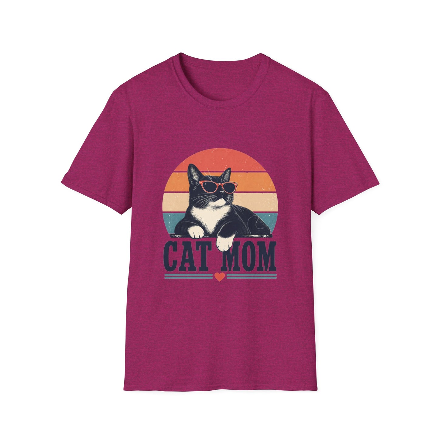 Cat Mom T-Shirt Tuxedo Cat