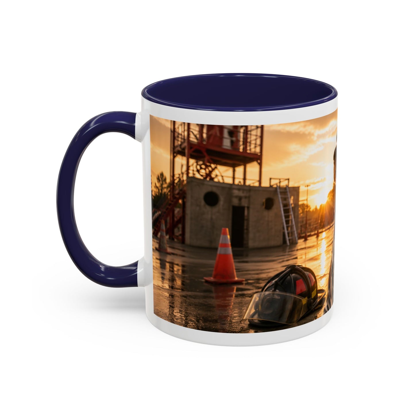 Dalmatian Firehouse Sunset Coffee Mug (11oz)
