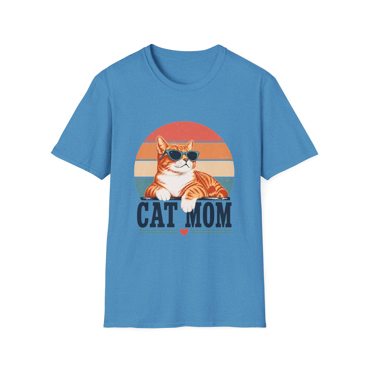 Cat Mom T-Shirt - Orange