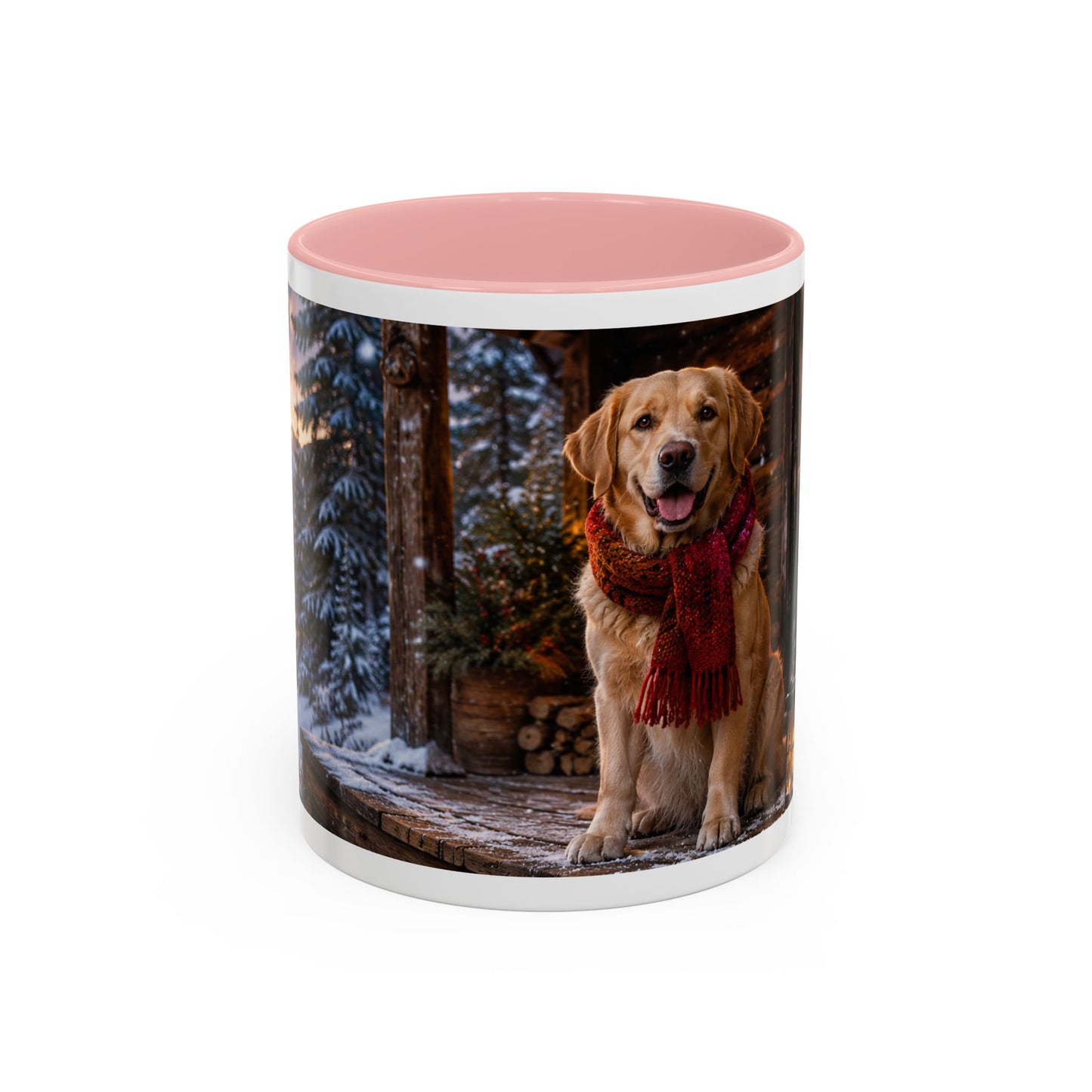 Golden Retriever Winter Holiday Coffee Mug (11oz)