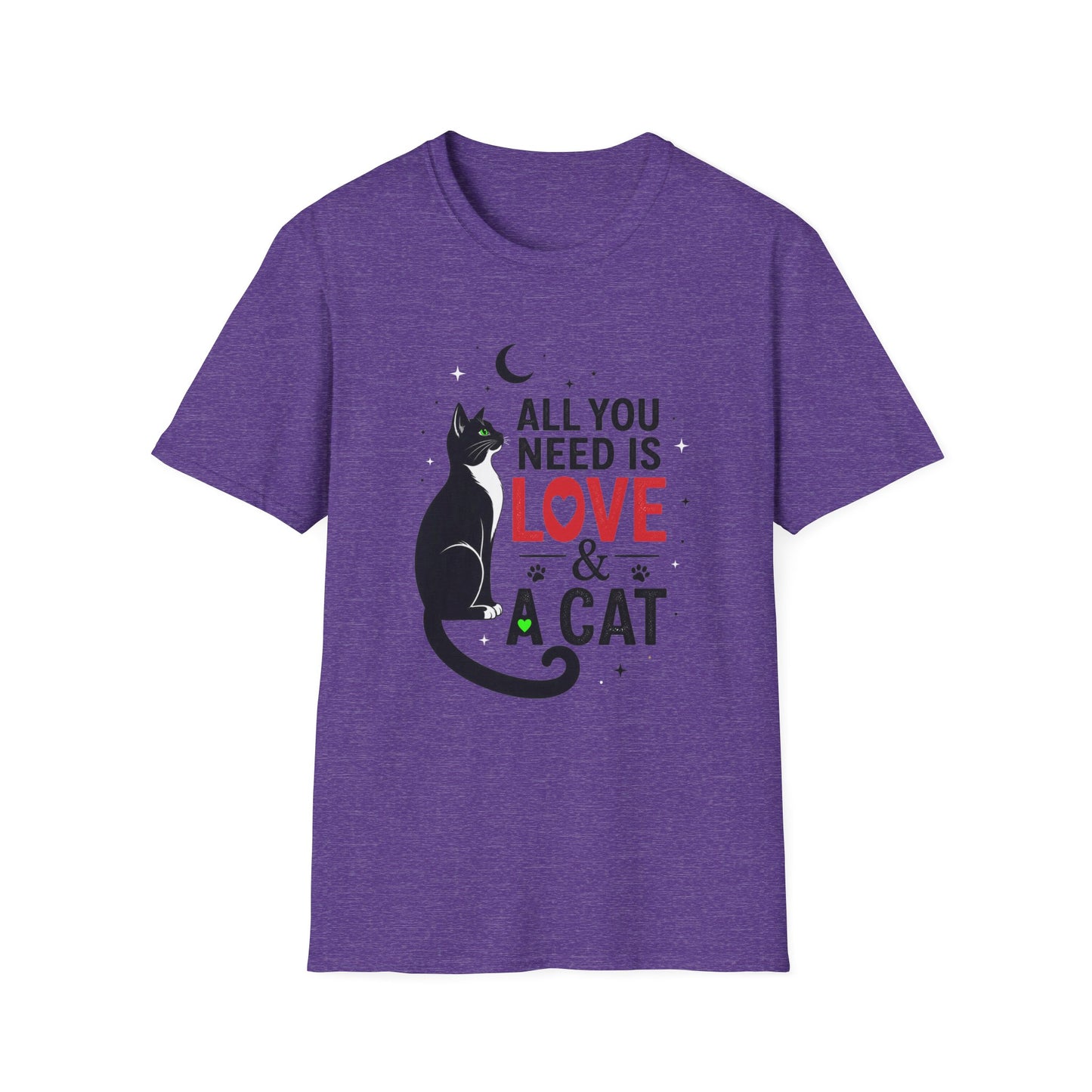All You Need Is Love & A Cat T-Shirt