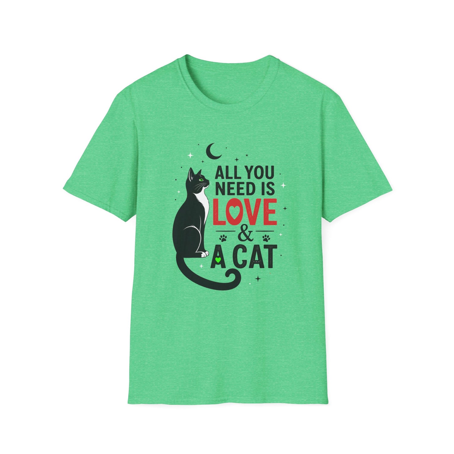 All You Need Is Love & A Cat T-Shirt