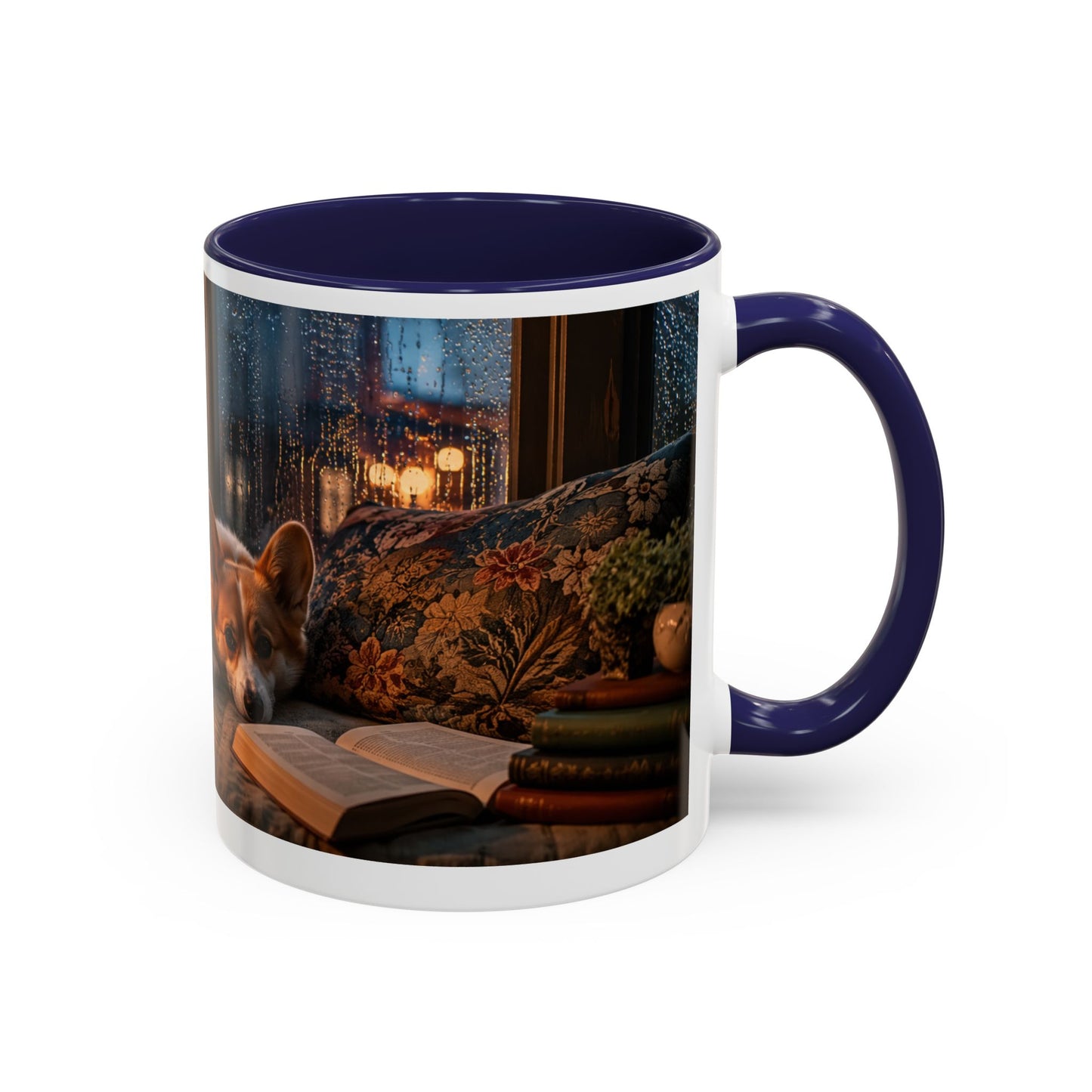 Corgi Warm Reading Nook Coffee Mug (11oz)