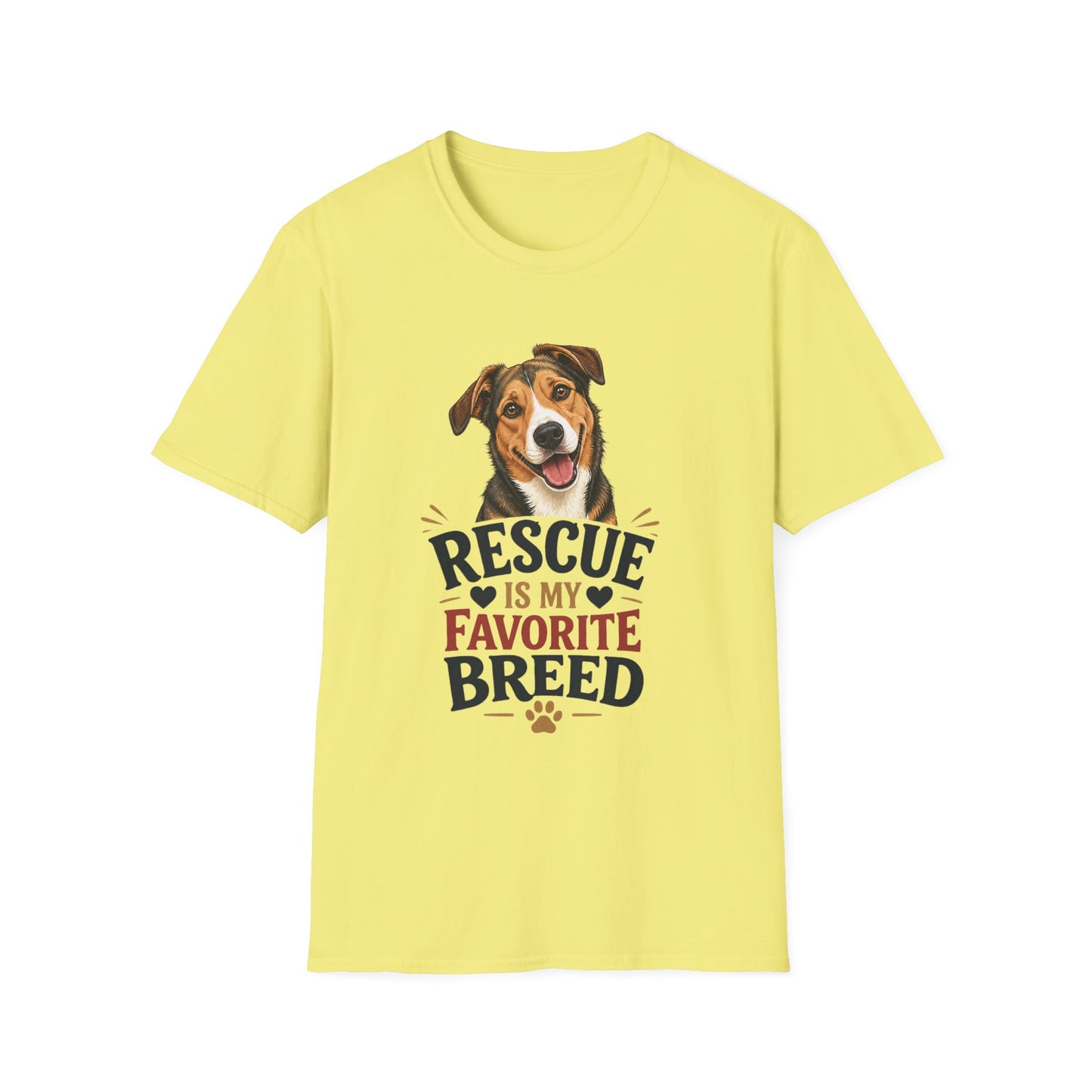 Rescue Is My Favorite Breed T-Shirt