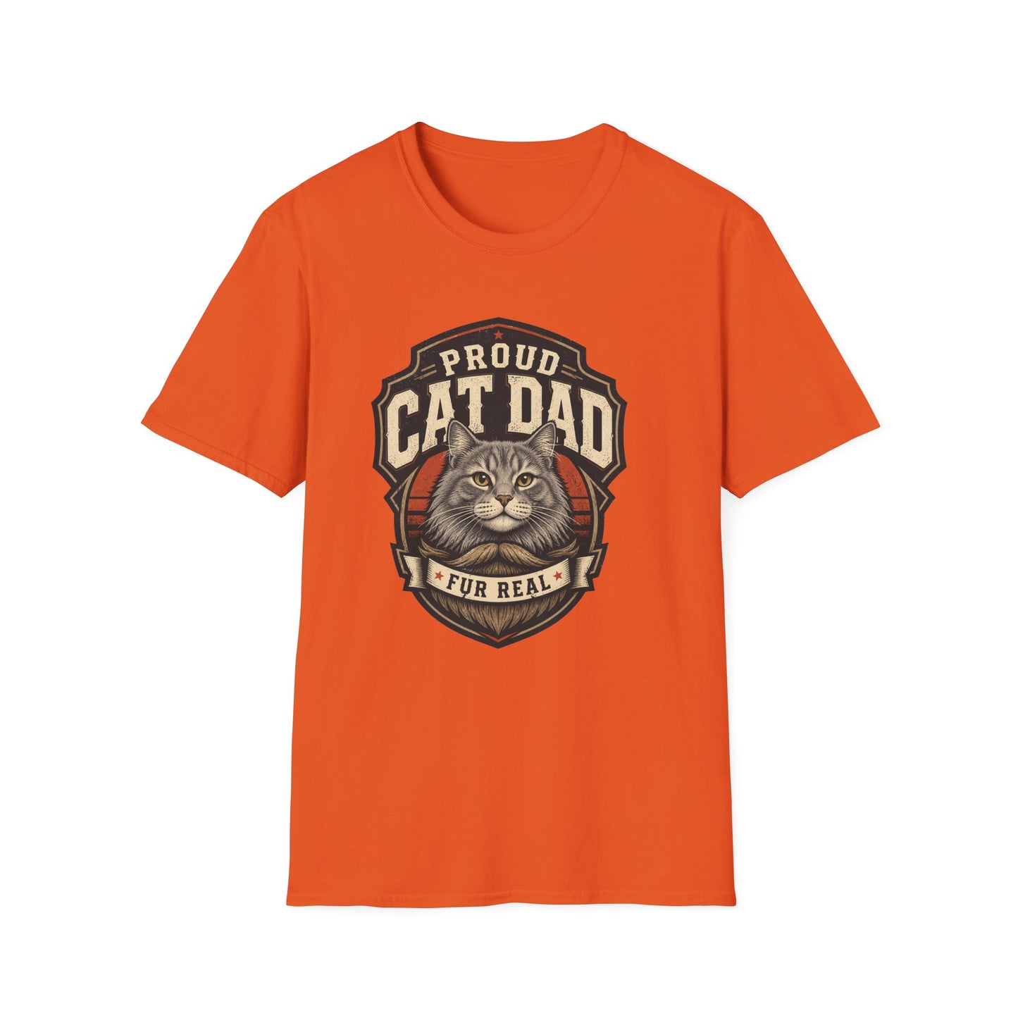 Cat Dad T-Shirt — Proud Cat Dad Fur Real