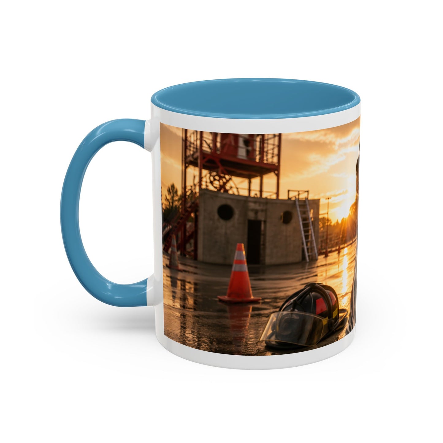 Dalmatian Firehouse Sunset Coffee Mug (11oz)