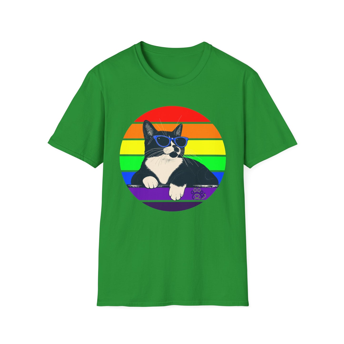 Rainbow Retro Graphic Charlie T-Shirt