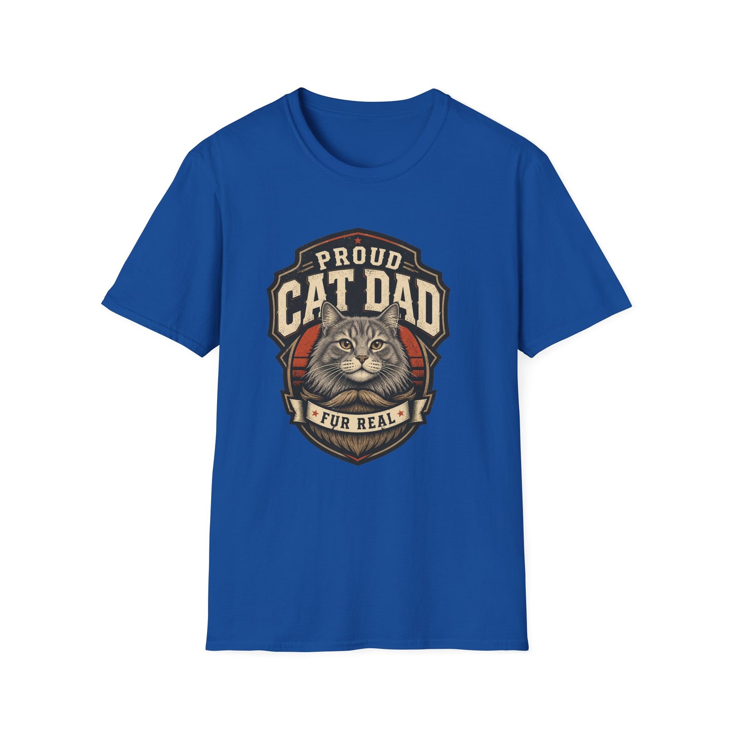 Cat Dad T-Shirt — Proud Cat Dad Fur Real