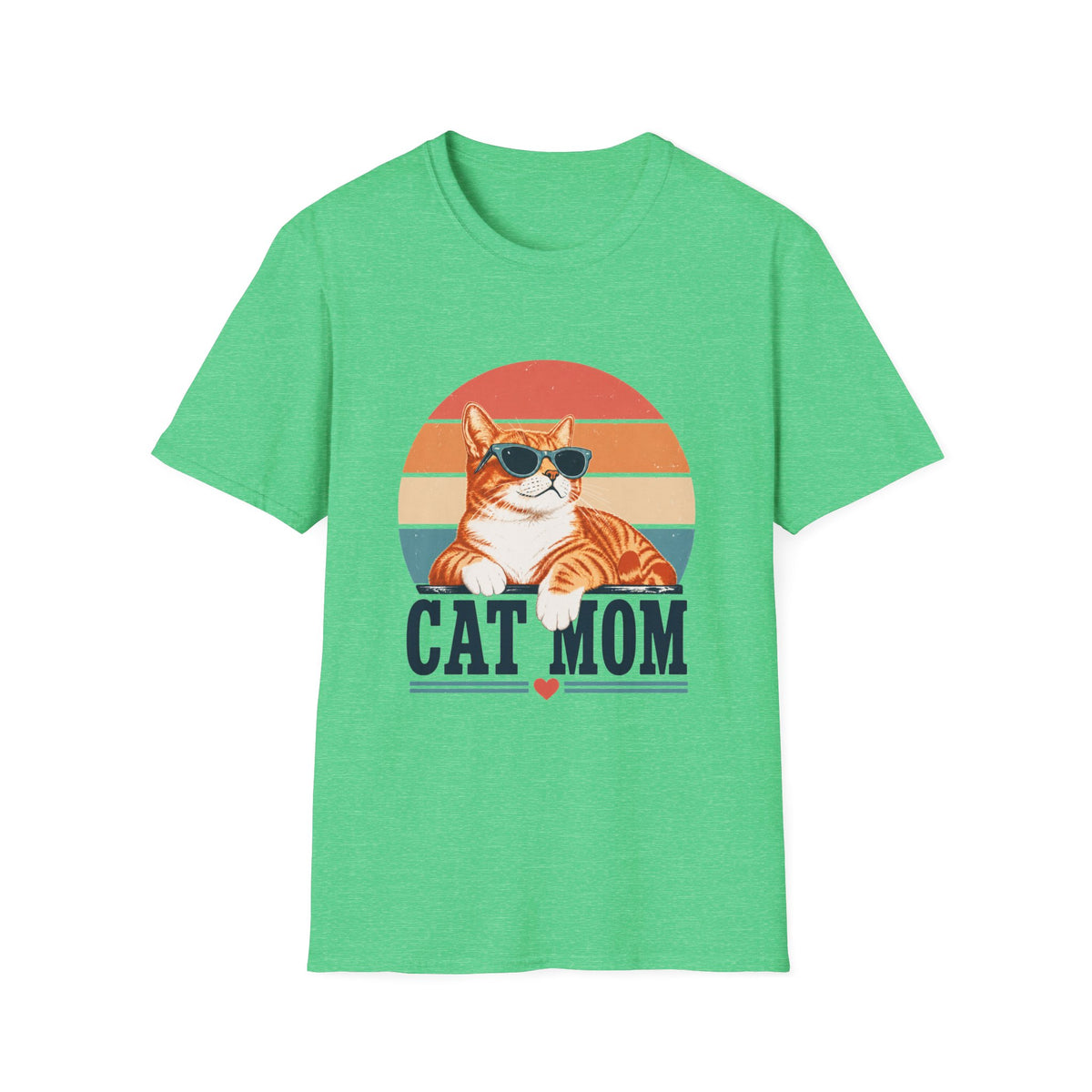 Cat Mom T-Shirt - Orange