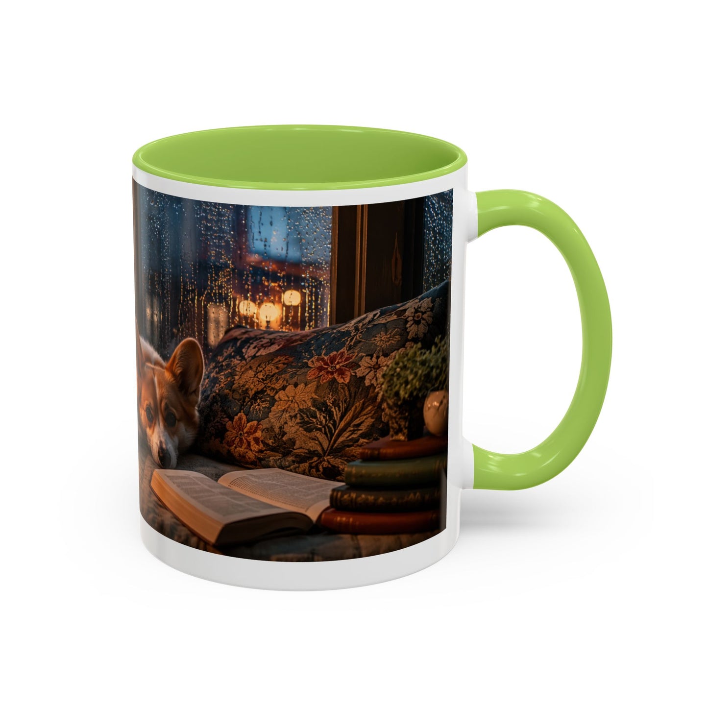 Corgi Warm Reading Nook Coffee Mug (11oz)