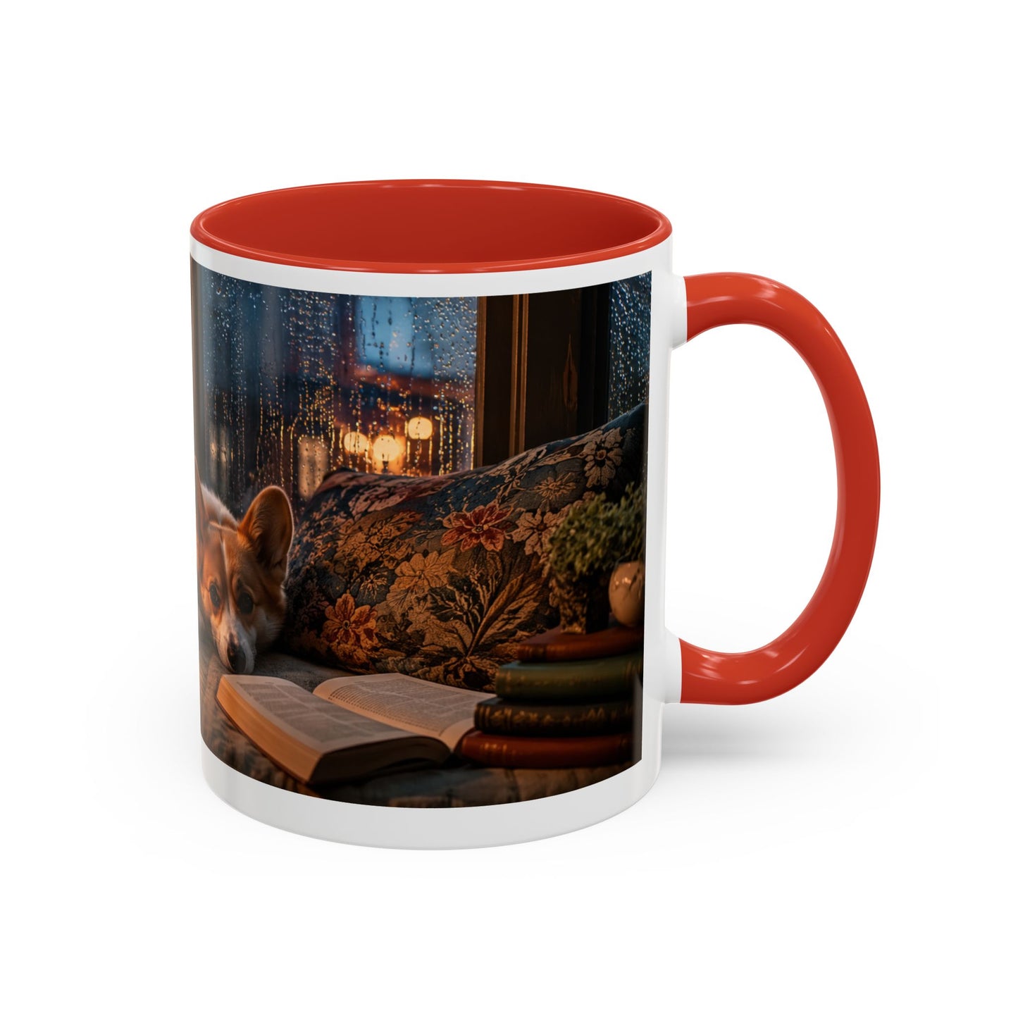 Corgi Warm Reading Nook Coffee Mug (11oz)