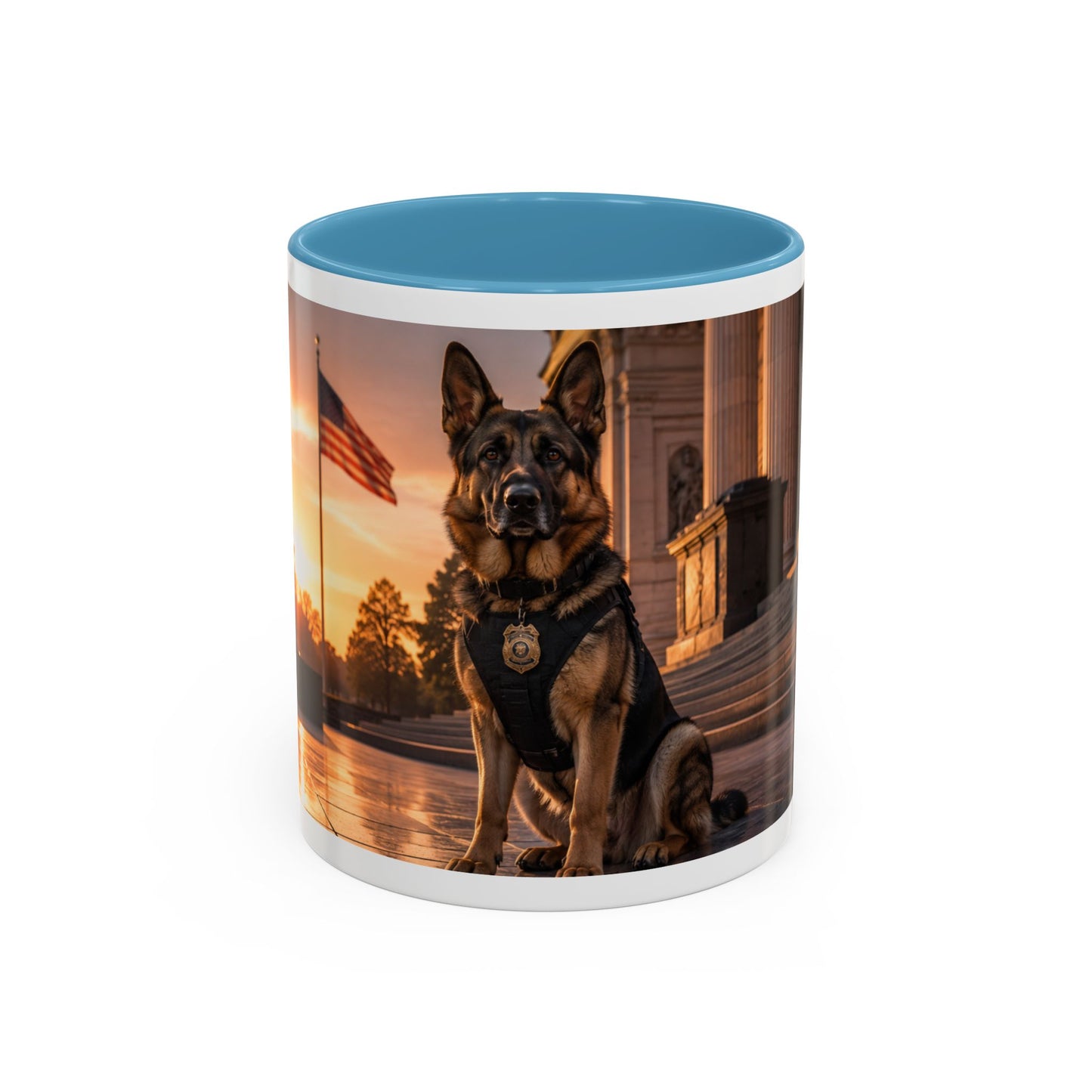 Patriotic K9 Police Dog Coffee Mug (11oz)