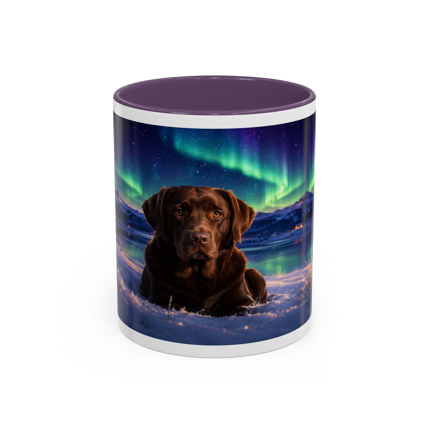 Chocolate Lab Aurora Coffee Mug (11oz)