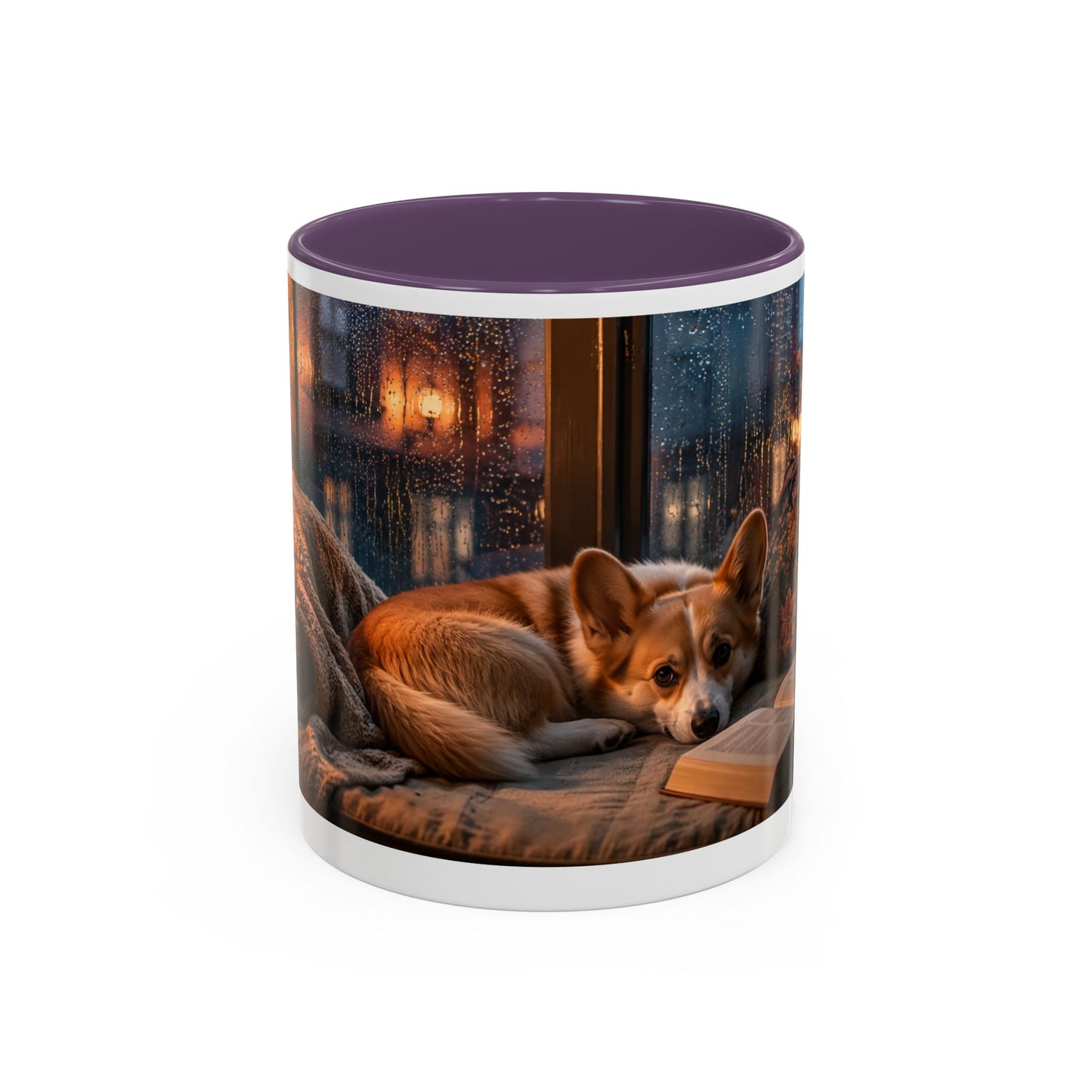 Corgi Warm Reading Nook Coffee Mug (11oz)