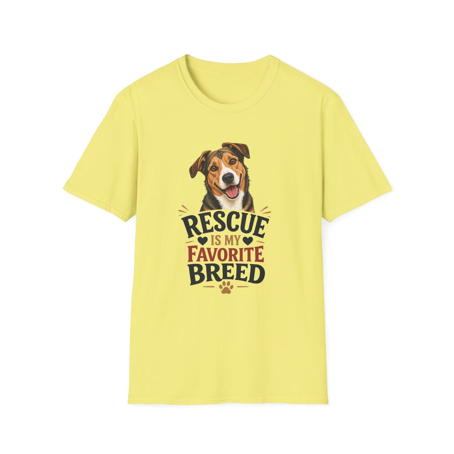 Rescue Is My Favorite Breed T-Shirt