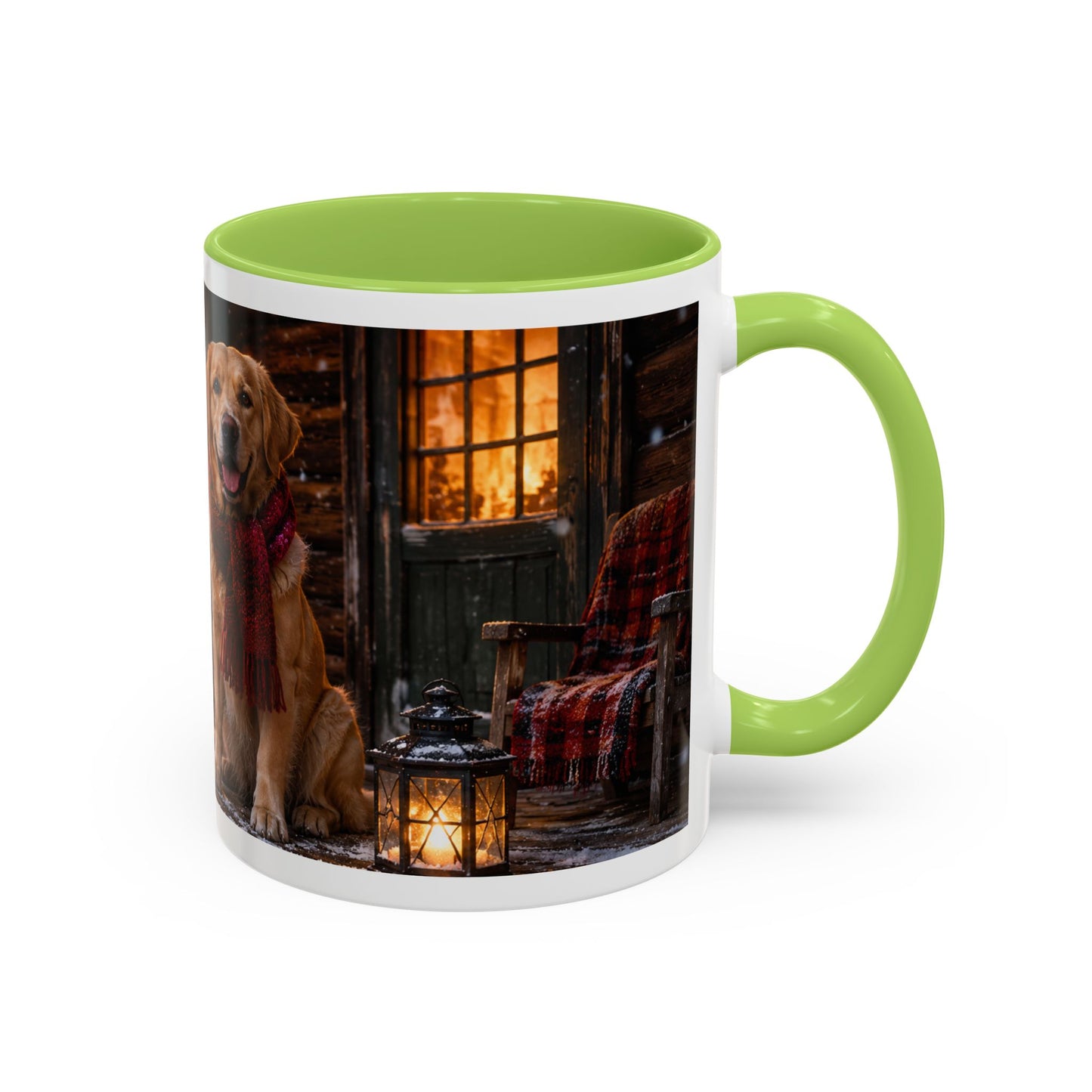 Golden Retriever Winter Holiday Coffee Mug (11oz)