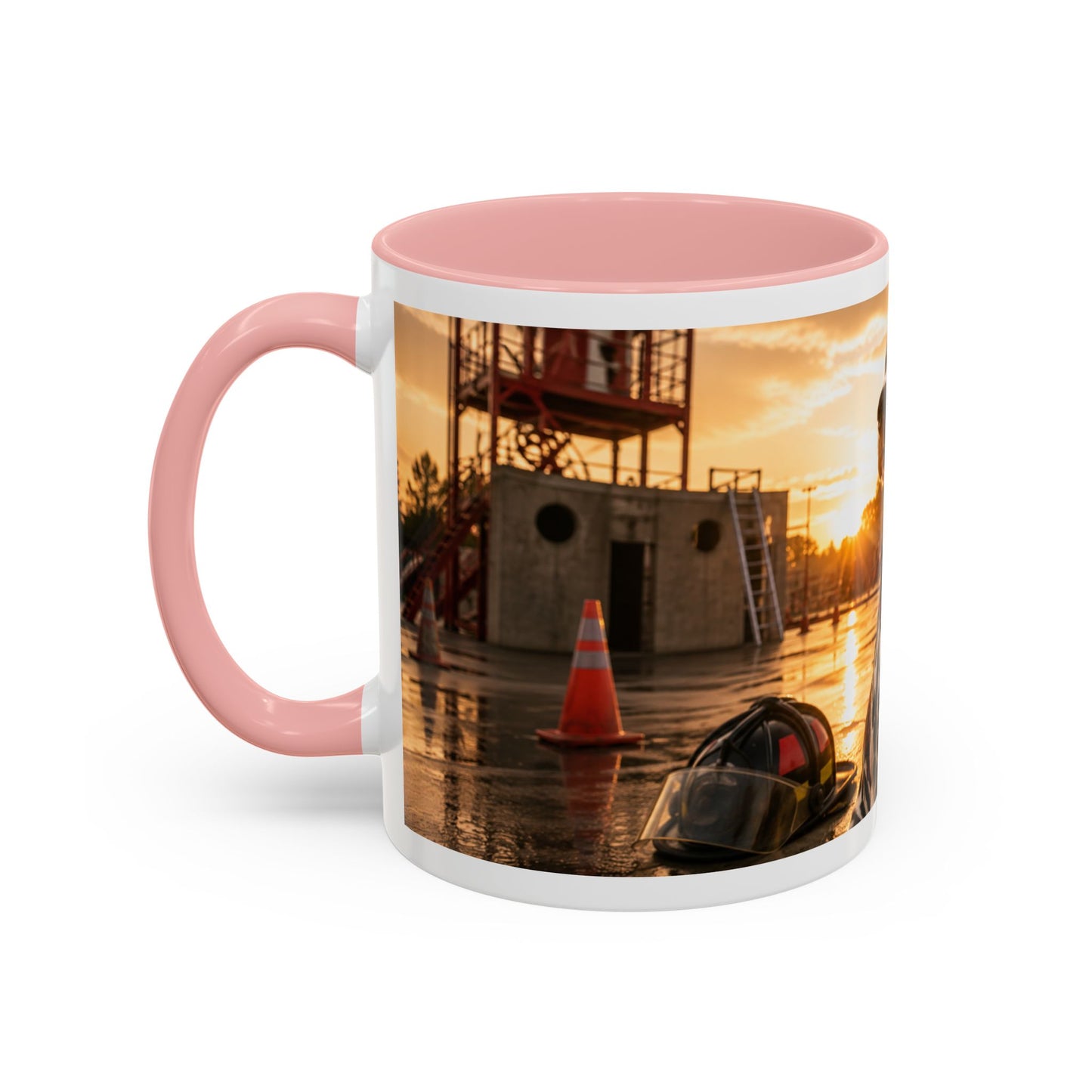 Dalmatian Firehouse Sunset Coffee Mug (11oz)