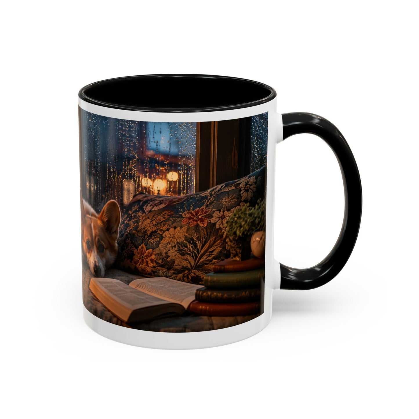 Corgi Warm Reading Nook Coffee Mug (11oz)