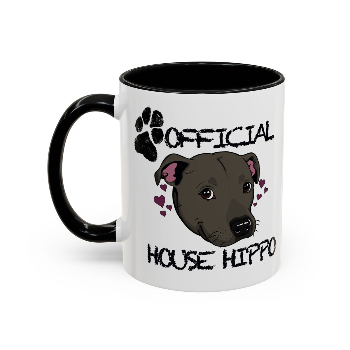 House Hippo Pawprint Mug (11 and 15oz)