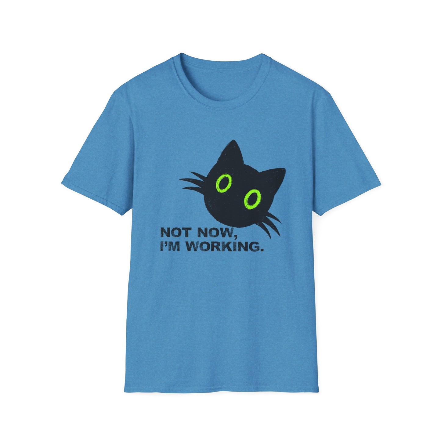 Not Now, I'm Working Cat T-shirt
