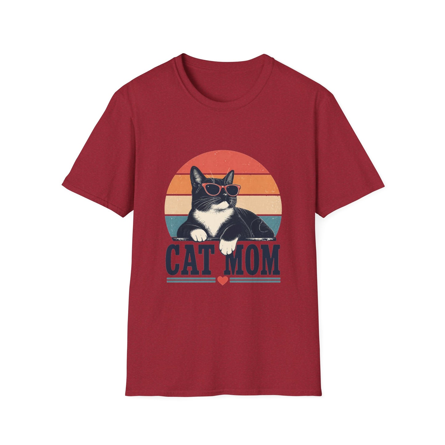 Cat Mom T-Shirt Tuxedo Cat