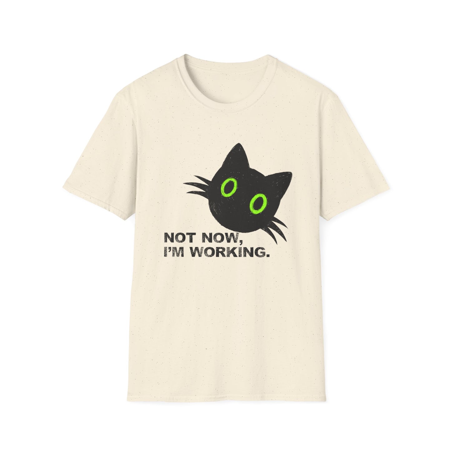 Not Now, I'm Working Cat T-shirt