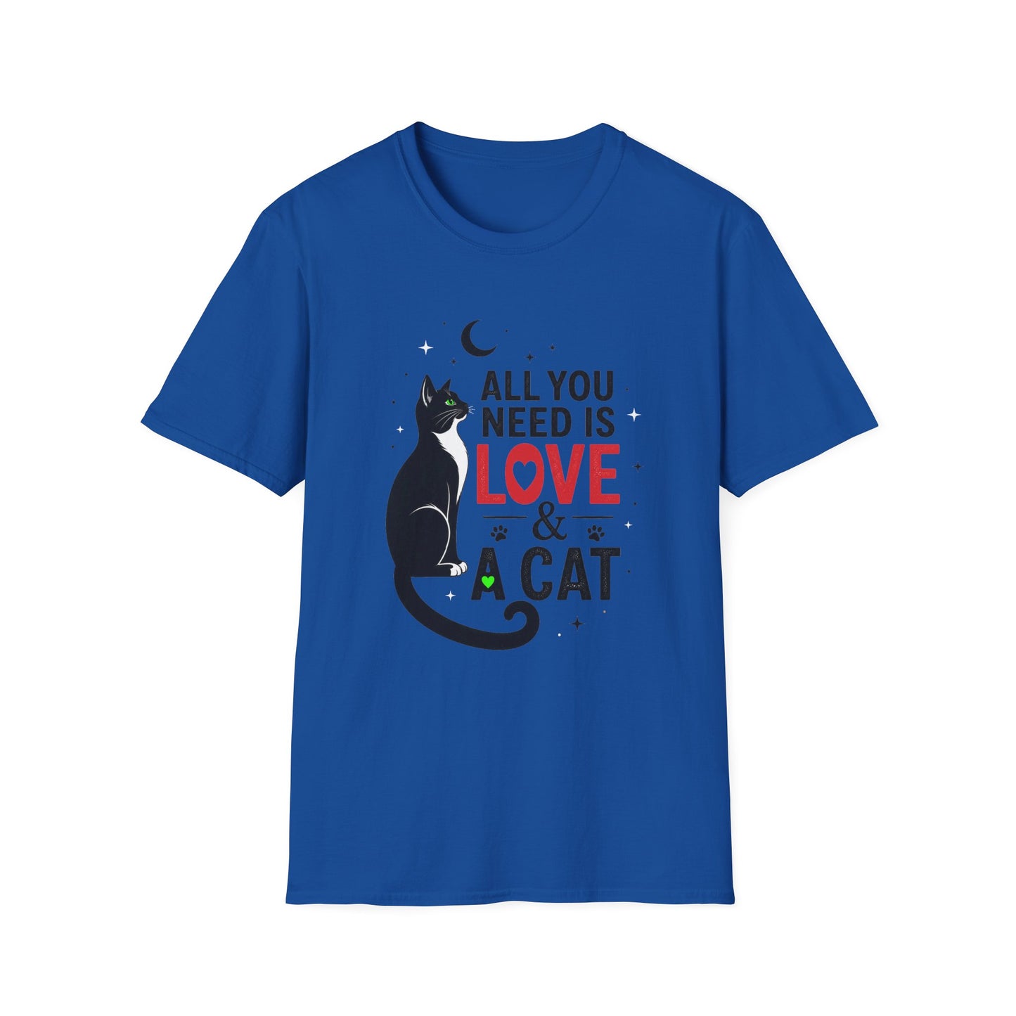 All You Need Is Love & A Cat T-Shirt
