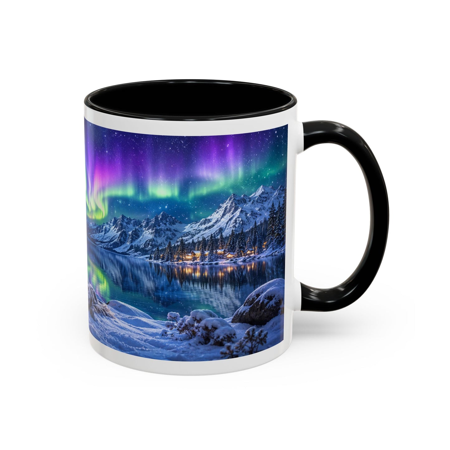 Corgi Under the Northern Lights Coffee Mug (11oz)