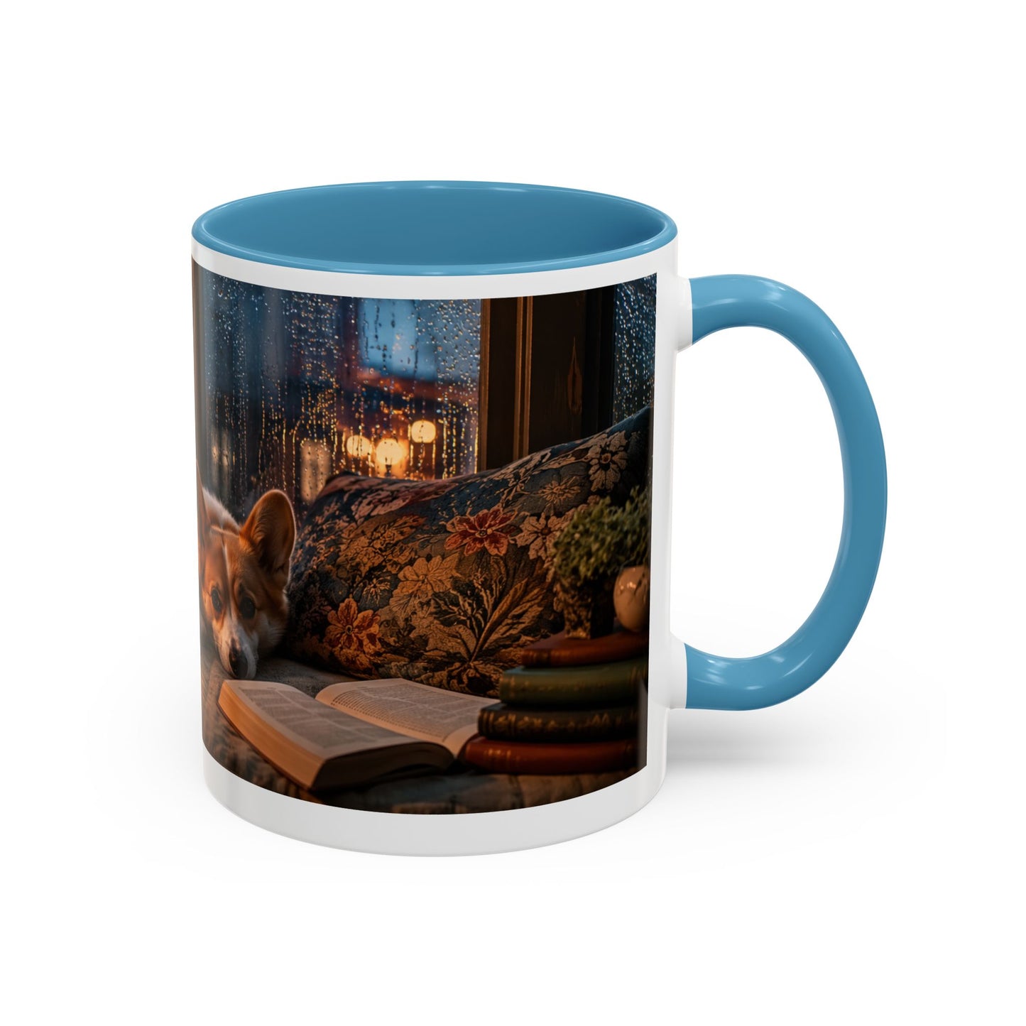 Corgi Warm Reading Nook Coffee Mug (11oz)