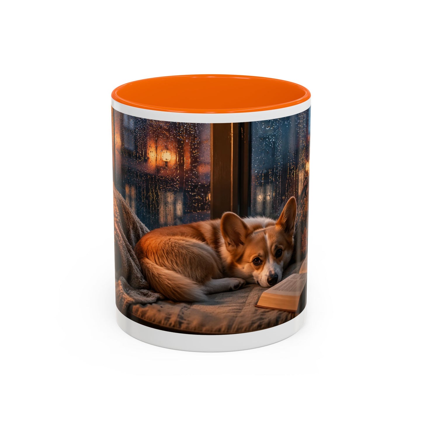 Corgi Warm Reading Nook Coffee Mug (11oz)