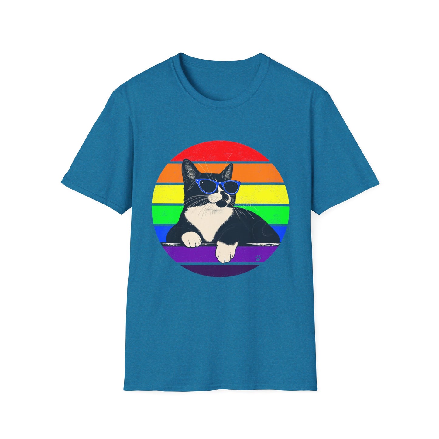 Rainbow Retro Graphic Charlie T-Shirt