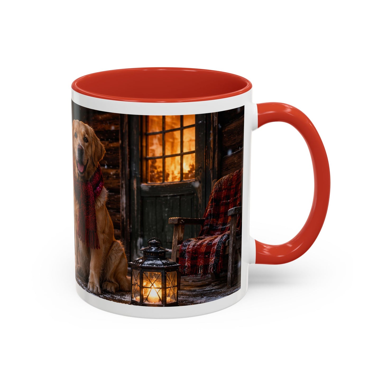 Golden Retriever Winter Holiday Coffee Mug (11oz)